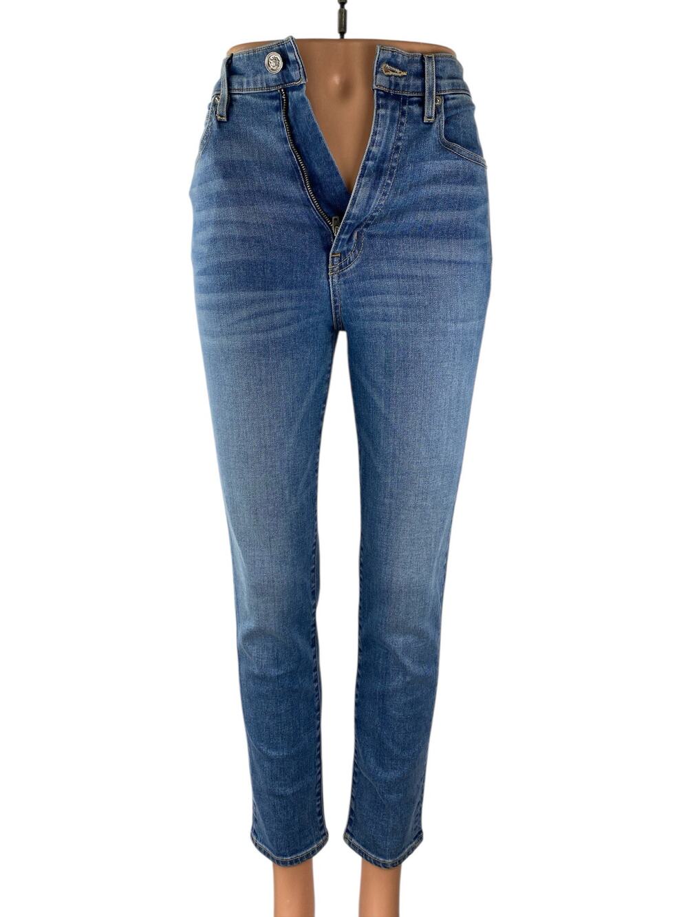 SLVRLAKE Women's Blue High Rise Slim Fit Skinny Leg Denim Jeans Pants Size 23